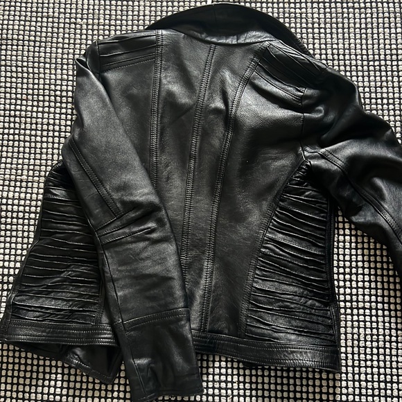 Faux Leather Moto Jacket - Picture 2 of 4
